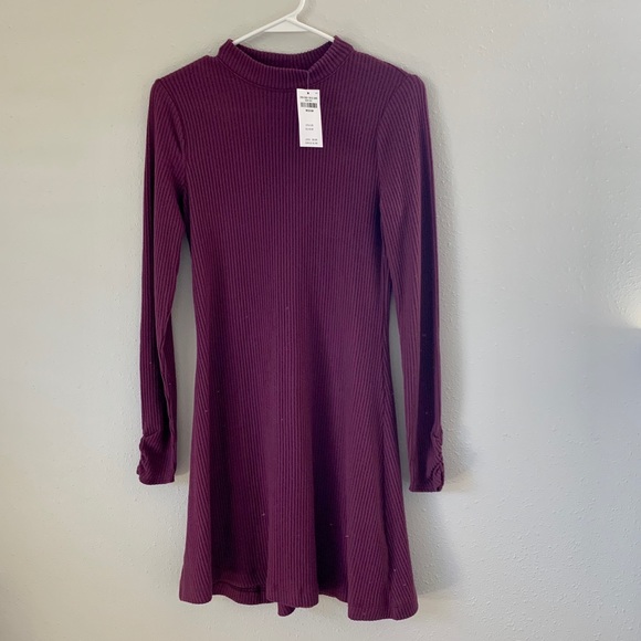 NWT Hollister Mock Neck Skater Dress